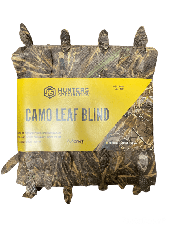 Hunters Specialties Camo Leaf Blind - Realtree Max-5 - Leapfrog Outdoor Sports and Apparel