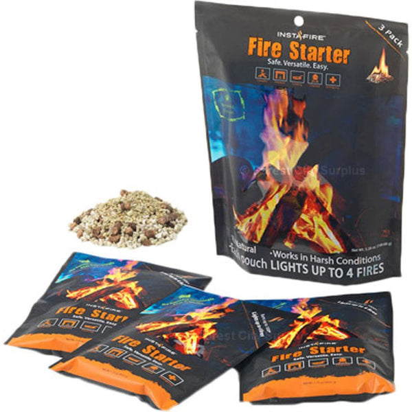 InstaFire - 3 Pack Fire Starter - Leapfrog Outdoor Sports and Apparel