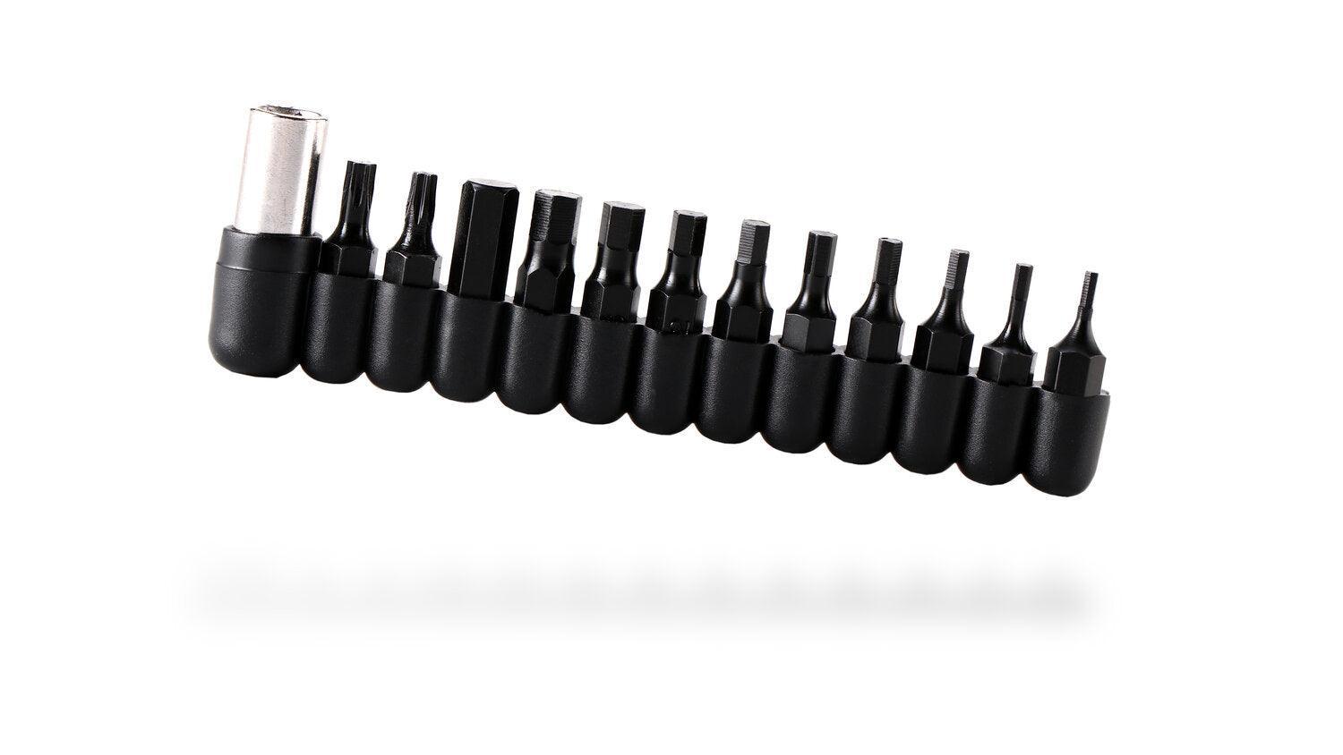 Last Chance Archery Pocket Shop black tool bit set on white background