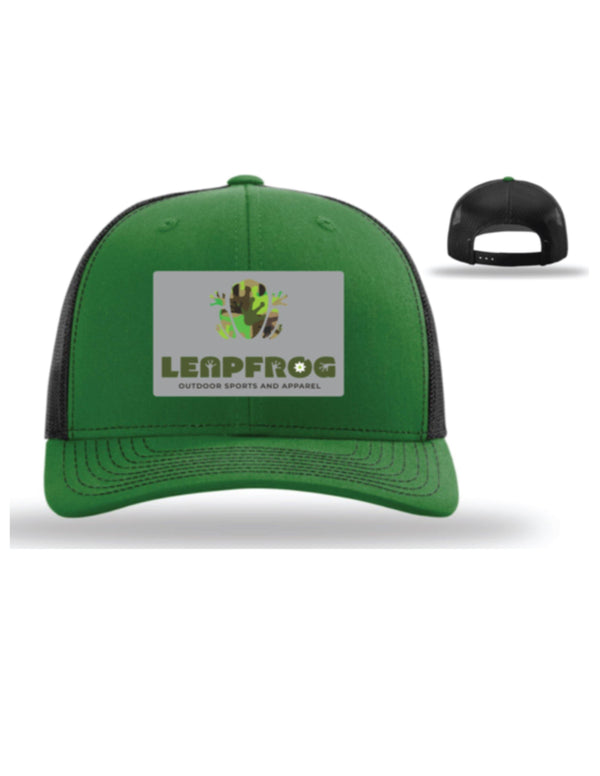 Leapfrog Trucker Cap - Kelly/Black - Leapfrog Outdoor Sports and Apparel