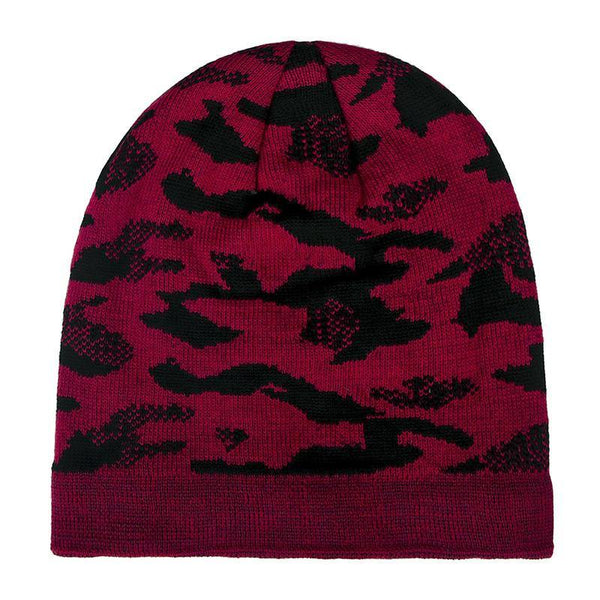 Leapfrog Unisex Camouflage Beanie Red - Leapfrog Outdoor Sports and Apparel