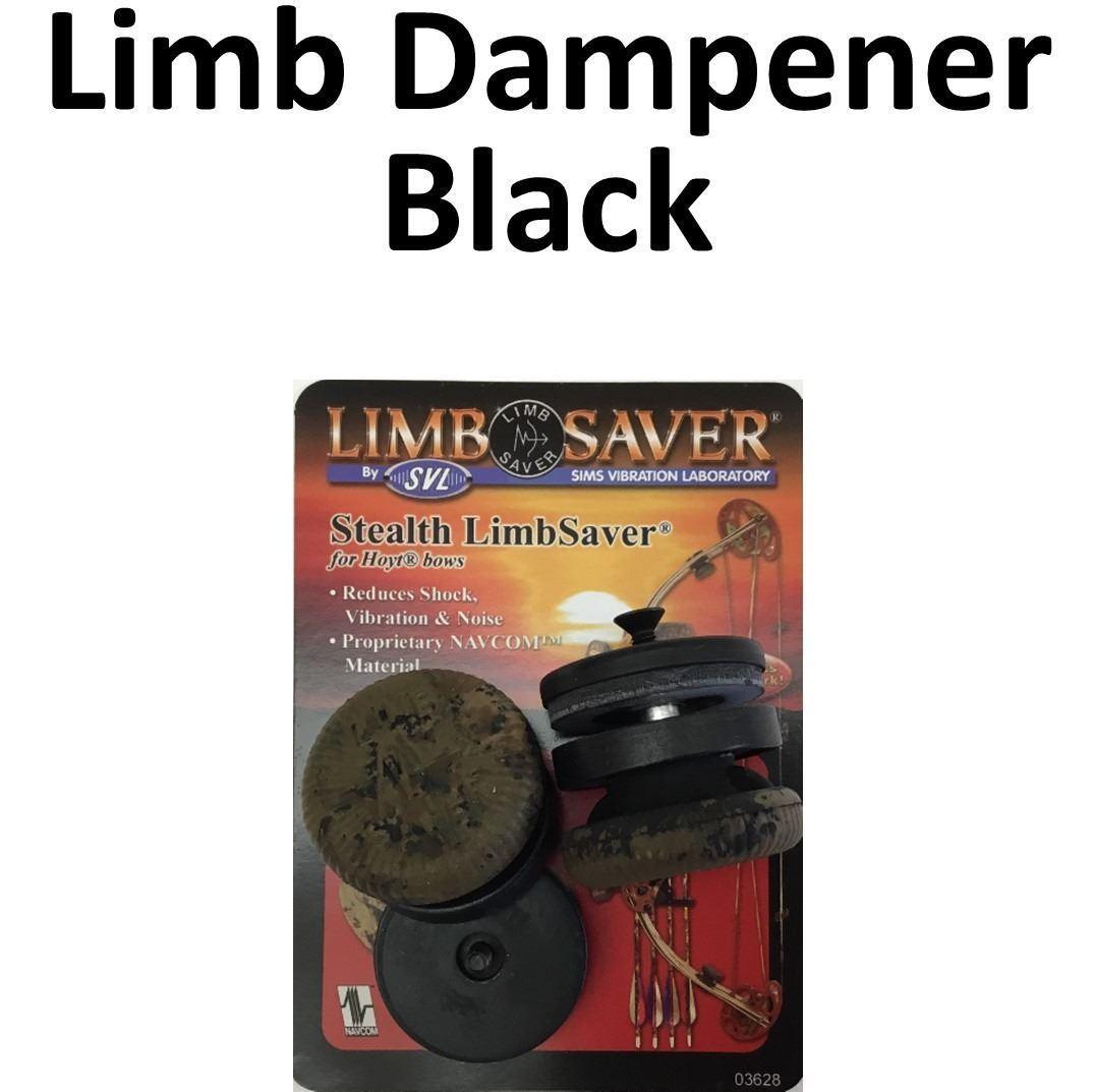 LimbSaver Stealth Limb Dampener for Hoyt bows, black, in retail packaging