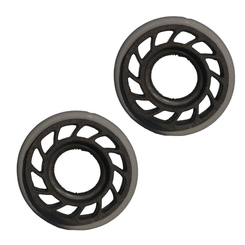 Mathews Genuine archery custom damping HDS rubber body 2 pack, black and gray rings