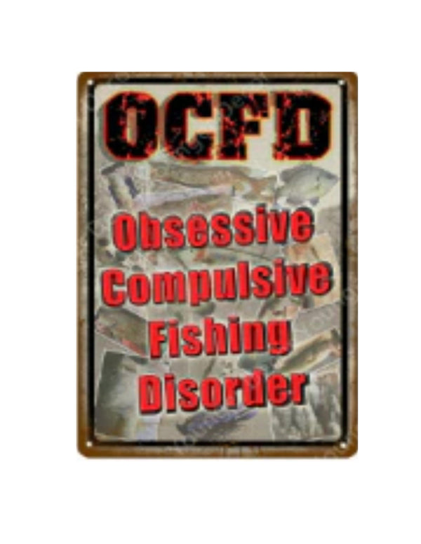 Metal Tin Sign - OCFD - Leapfrog Outdoor Sports and Apparel