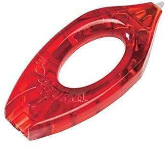 Nockturnal Archery Universal Nock Tool, red plastic archery accessory on white background