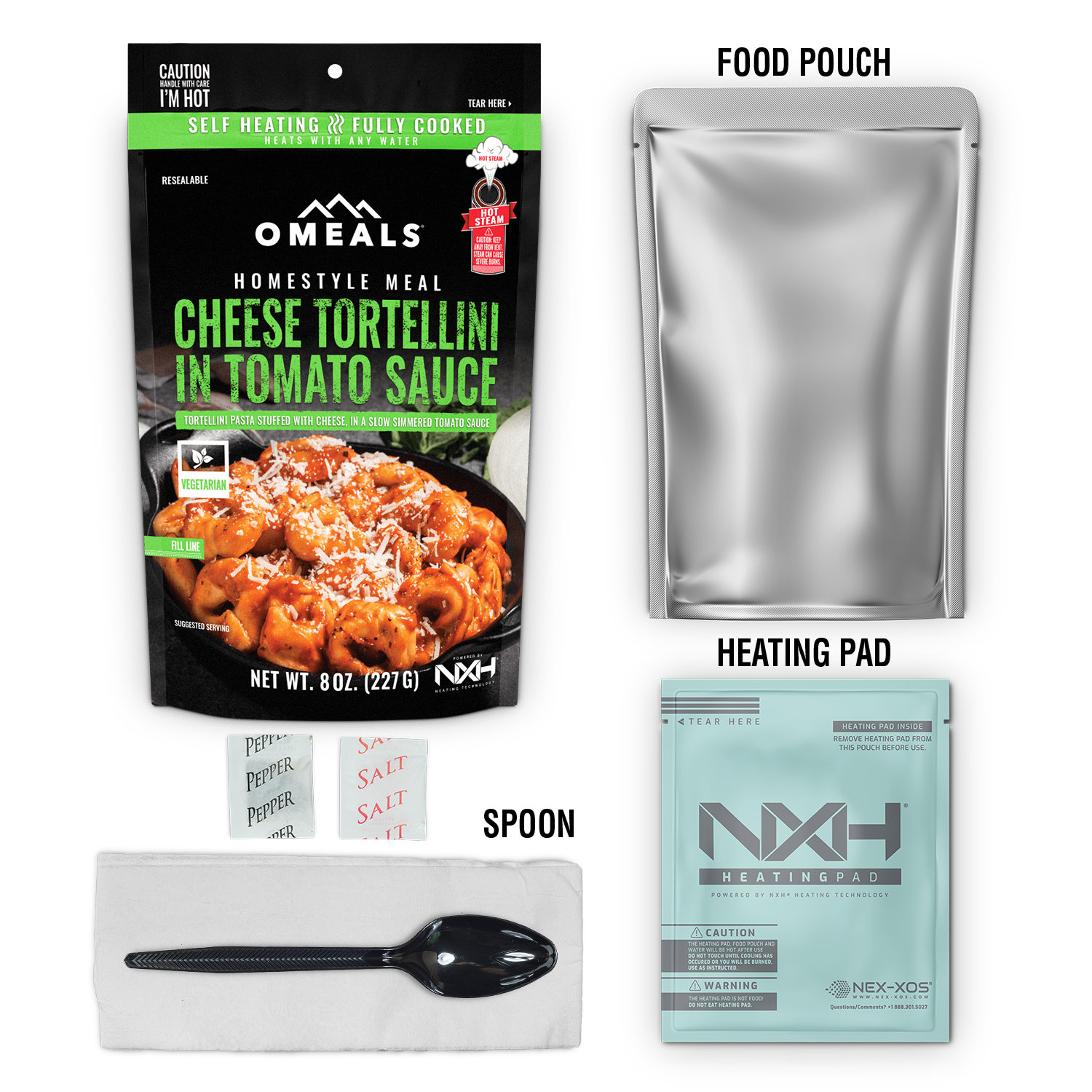 OMEALS Cheese Tortellini - Leapfrog Outdoor Sports and Apparel