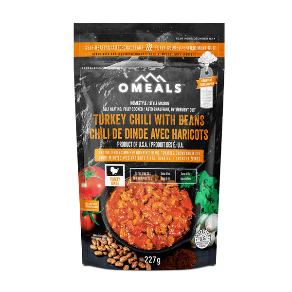 OMEALS Turkey Chili With Beans - Leapfrog Outdoor Sports and Apparel
