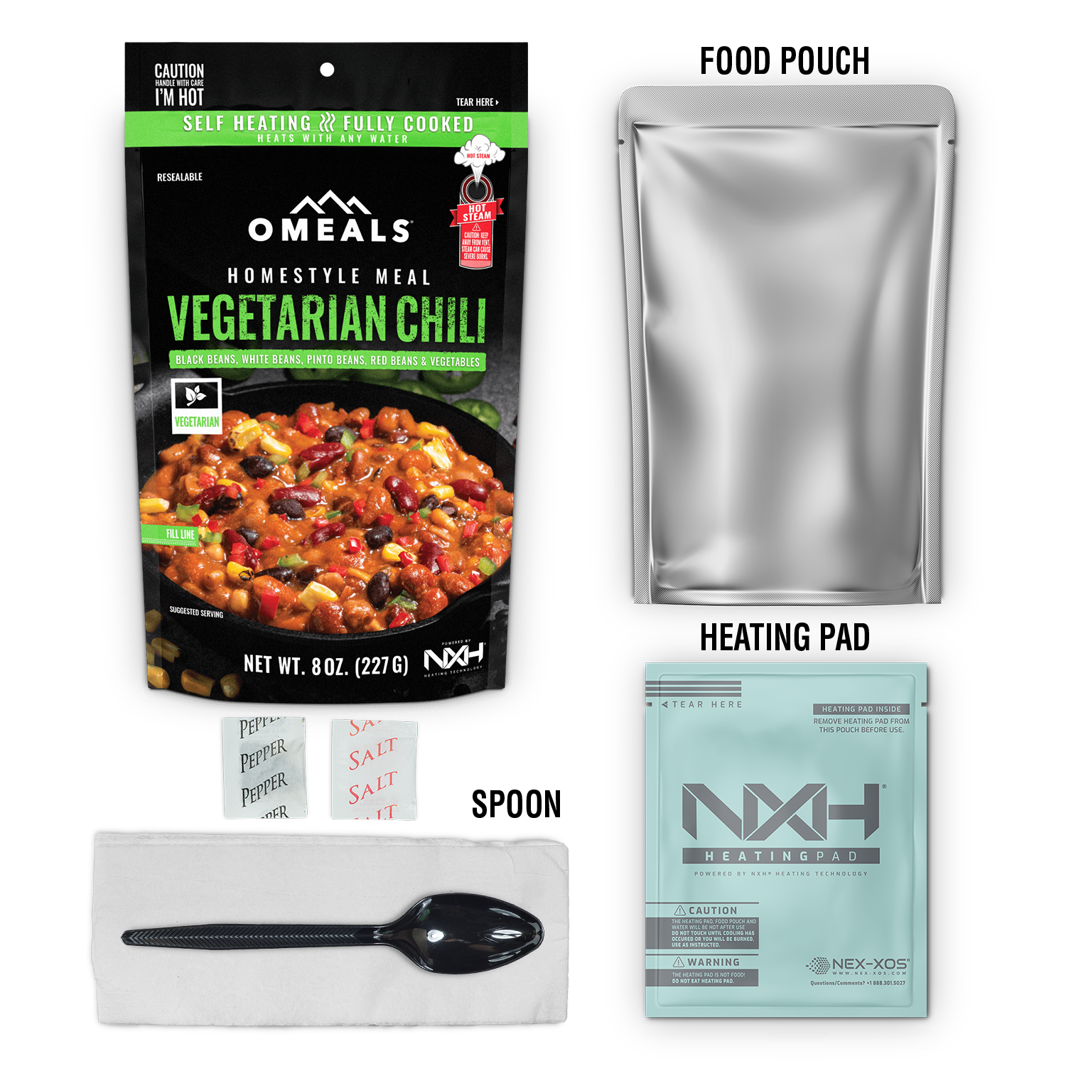 OMEALS Vegetarian Chili - Leapfrog Outdoor Sports and Apparel