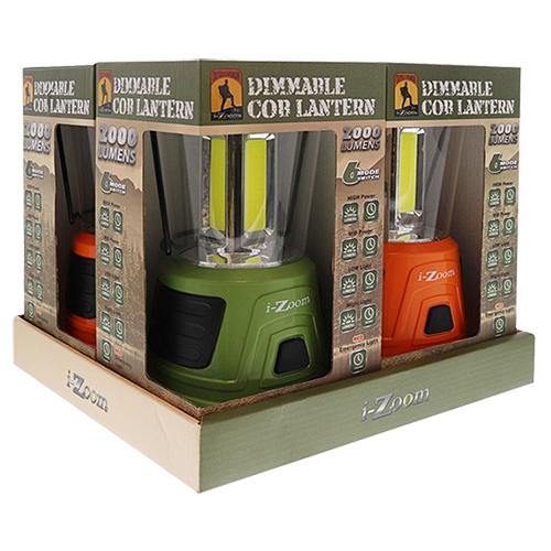 Outdoorsman I-Zoom LED Dimmable COB Lantern - 2000 Lumens - Leapfrog Outdoor Sports and Apparel