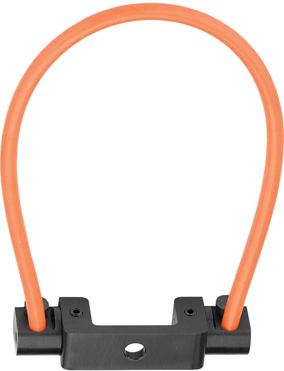 Orange Pine Ridge Archery Nitro bow wrist sling with black metal mount