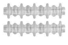 Clear Pine Ridge Archery Nitro Button XL 2 pack on white background