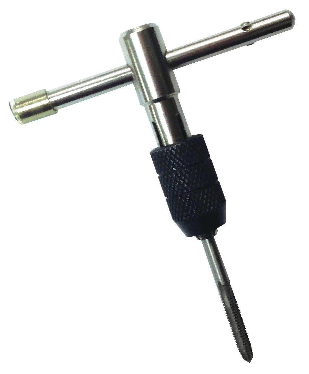 Pine Ridge Archery thread repair tool with metal handle and black grip on white background