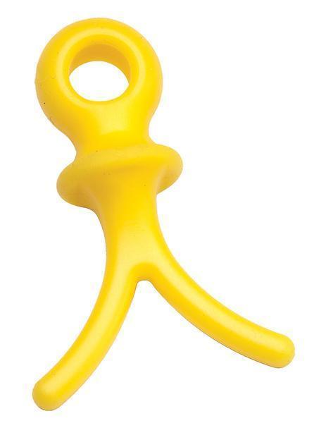 Yellow Pine Ridge Archery Wishbone string and cable dampener on white background