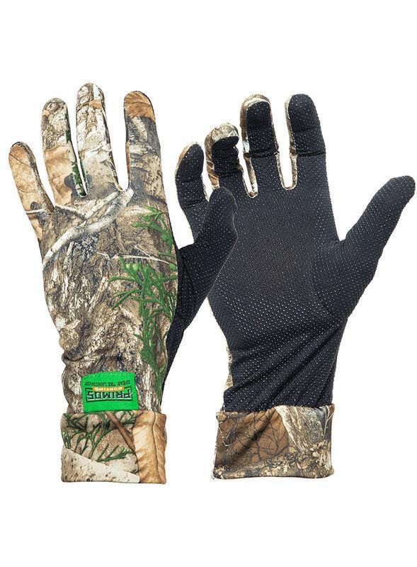 Primos Stretch-Fit Camo Gloves - Realtree Edge - Leapfrog Outdoor Sports and Apparel