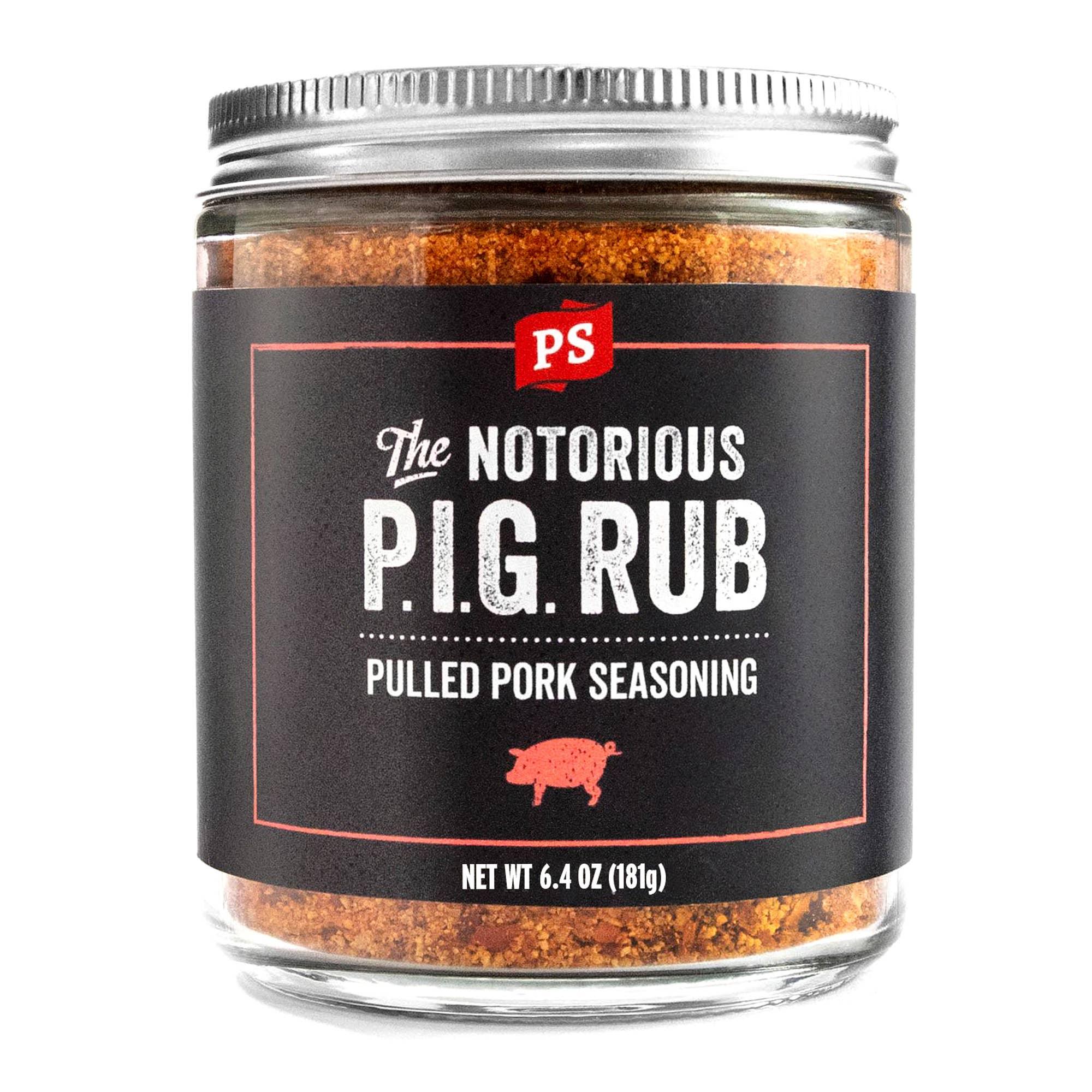 PS Seasoning BBQ Rubs - Notorious P.I.G. Pulled Pork - Leapfrog Outdoor Sports and Apparel