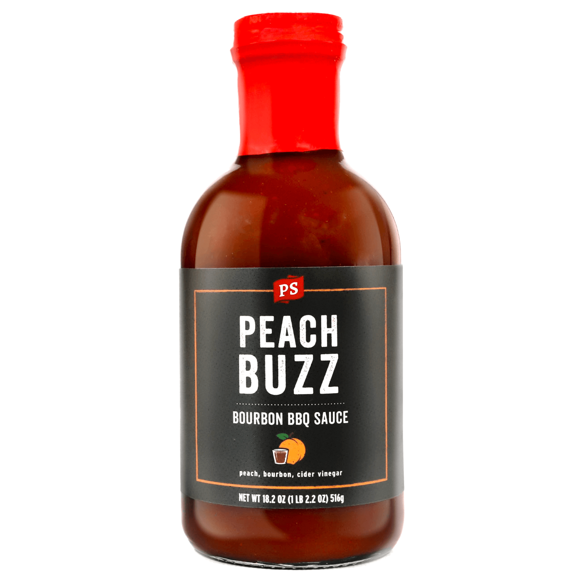 PS Seasoning BBQ Sauce Peach Buzz - Bourbon - Leapfrog Outdoor Sports and Apparel