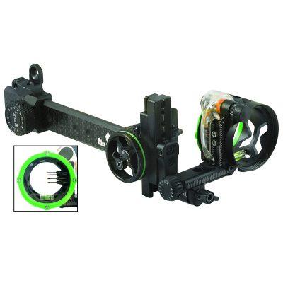 PSE Archery Black Mountain Carbon DR Single-Pin Sight - Leapfrog Outdoor Sports and Apparel