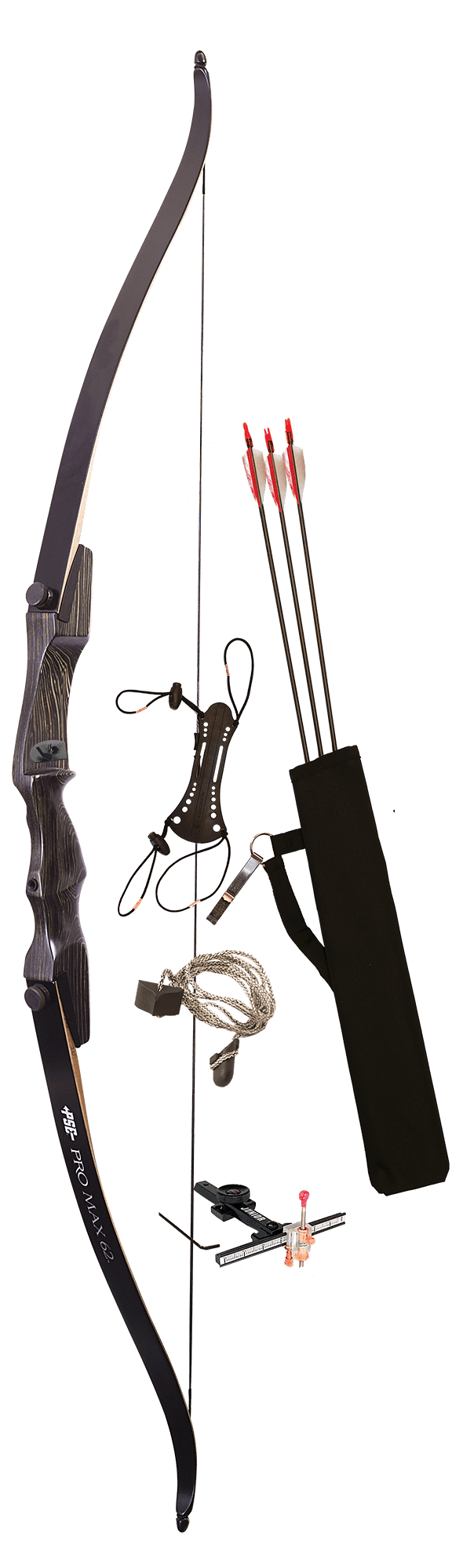PSE Archery Pro Max 54" Traditional Recurve Bow Package - Leapfrog Outdoor Sports and Apparel
