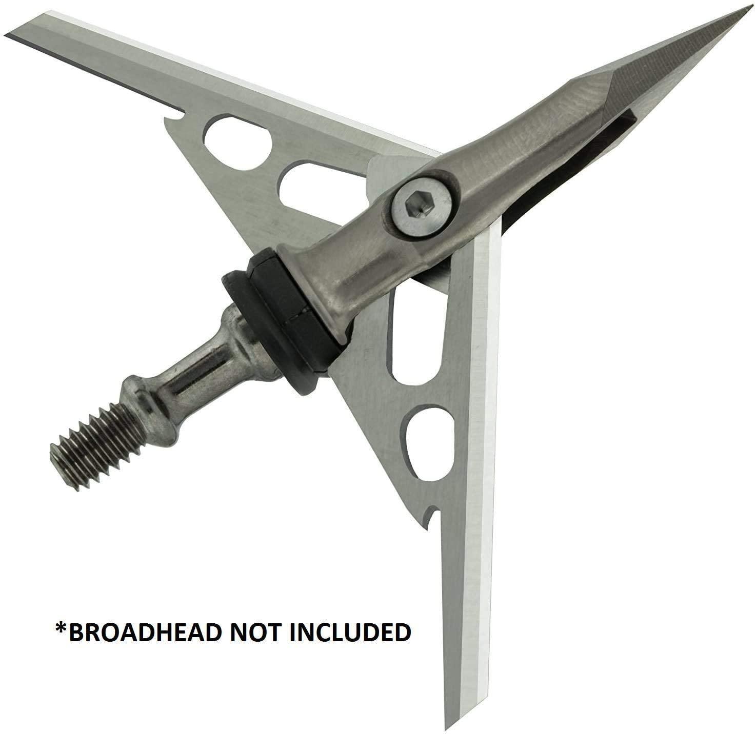 Rage Archery shock collar replacement for broadheads with text 'broadhead not included'.