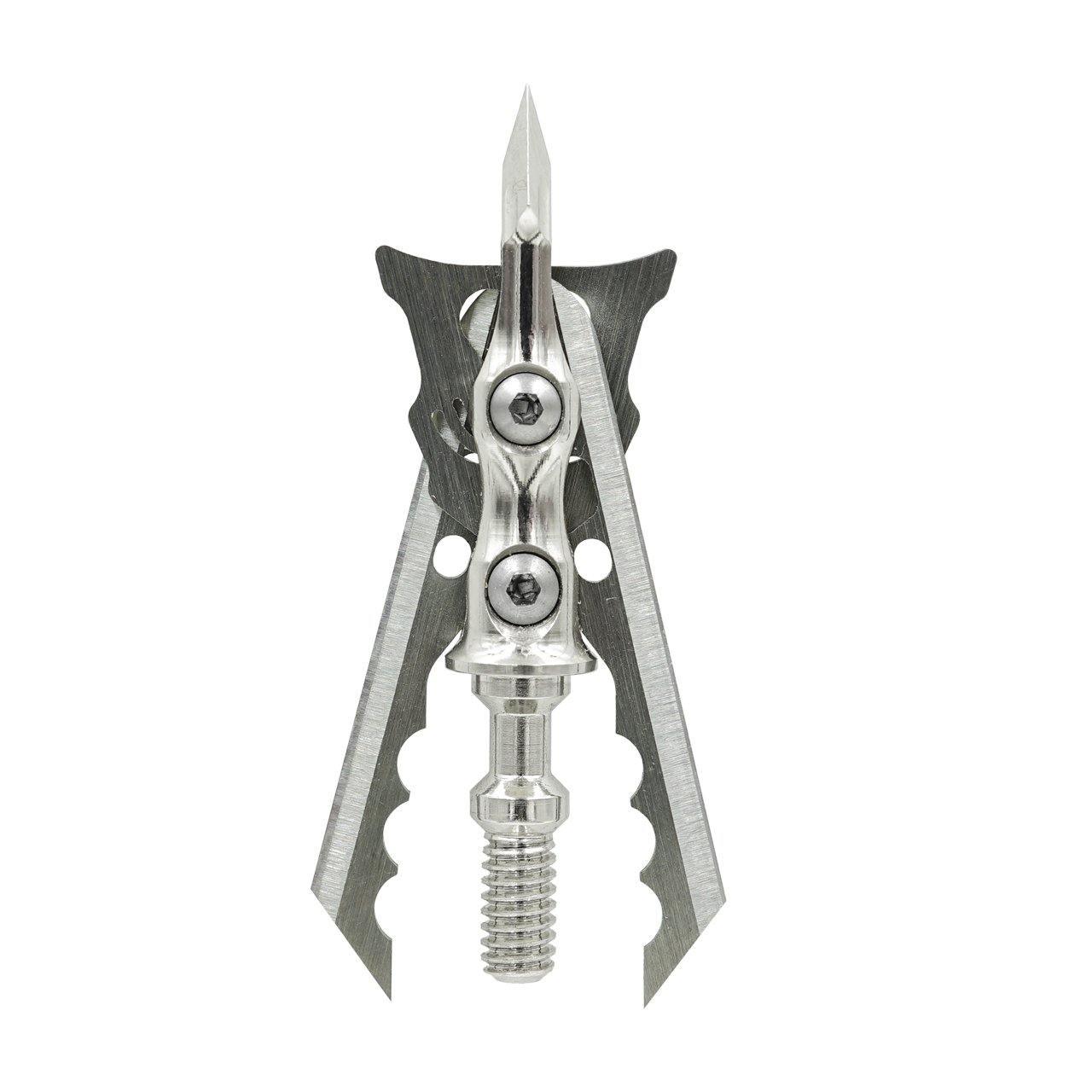 Rage Archery Hypodermic no collar broadhead, three-blade stainless steel arrow tip