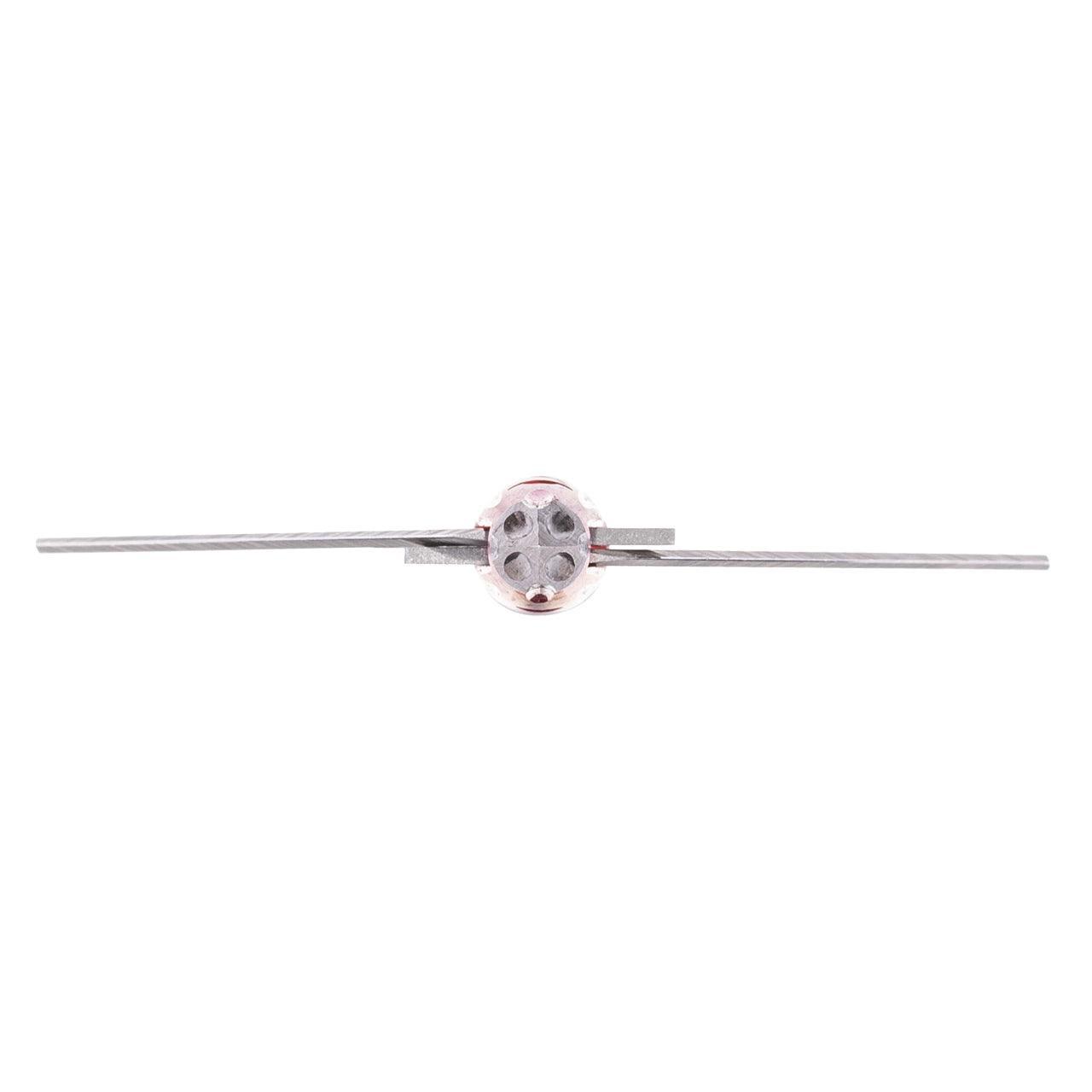 Rage Archery X-Treme NC chisel tip broadhead with two blades on white background
