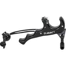 Scott Archery Summit release aid in black, ergonomic shape, archery accessory product photo