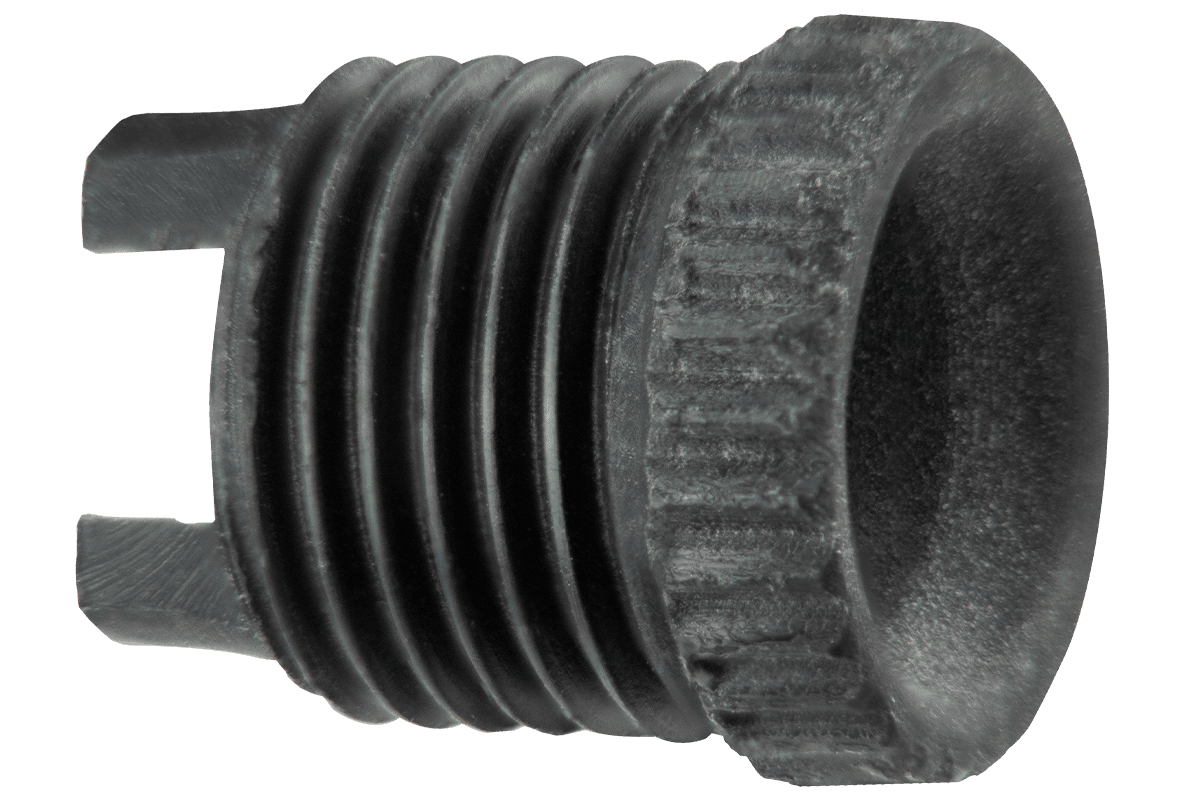 Specialty Archery PXS target peep aperture kit black threaded component close-up