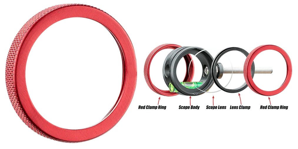 Specialty Archery Versa3 & Versa2 Red Clamp Ring