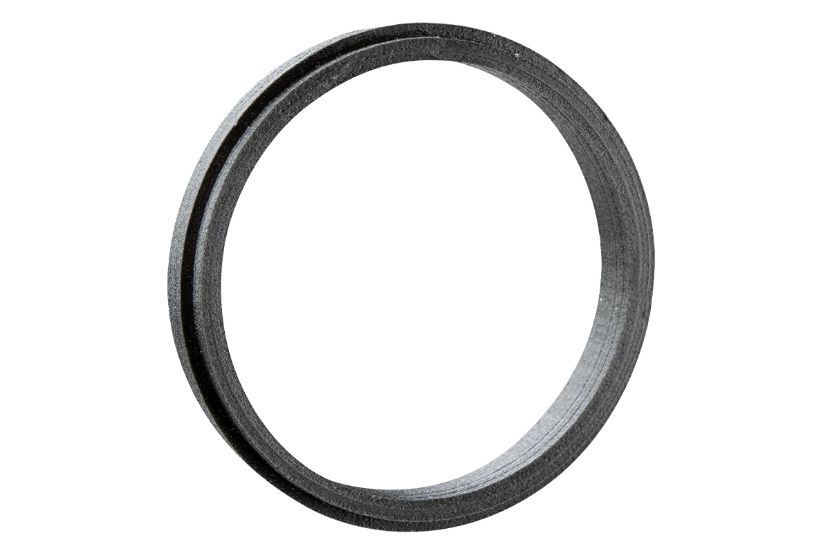 Specialty Archery Versa3 lens clamp black ring on transparent background