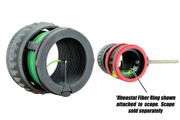 Specialty Archery Versa3 Rheostat Fiber Ring for scope with visible green fiber