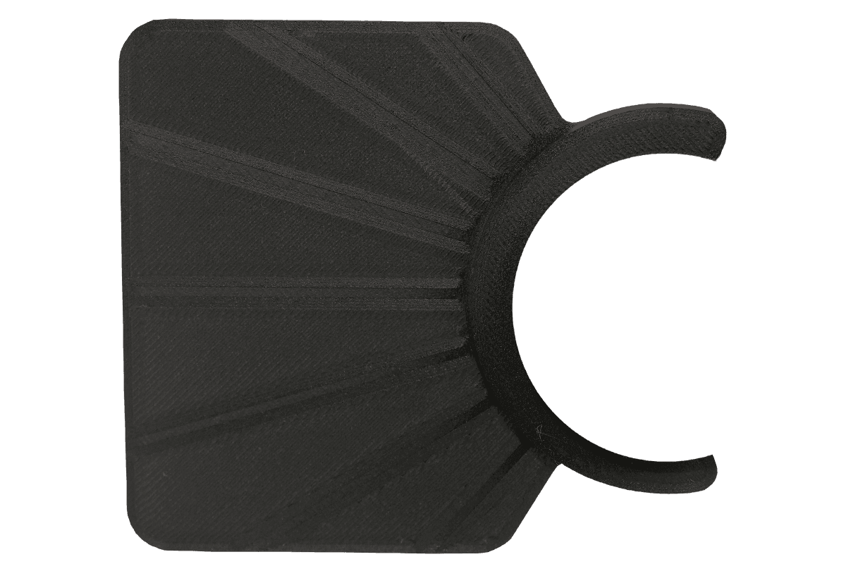 Black Specialty Archery Versa3 Scope Blocker with textured surface on white background