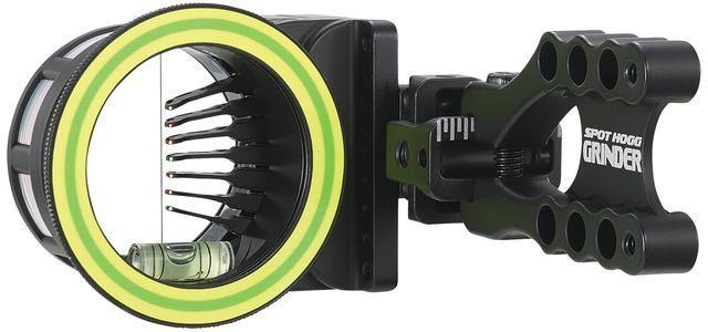Spot Hogg Grinder MRT archery bow sight with fiber optic pins and level