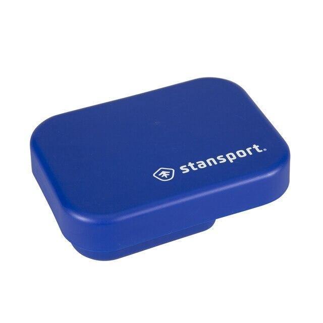 Stansport blue compact table set case for outdoor camping or hiking gear