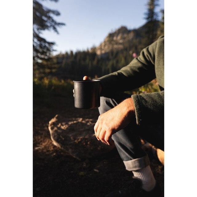 Stansport Black Granite Steel Mug - Leapfrog Outdoor Sports and Apparel