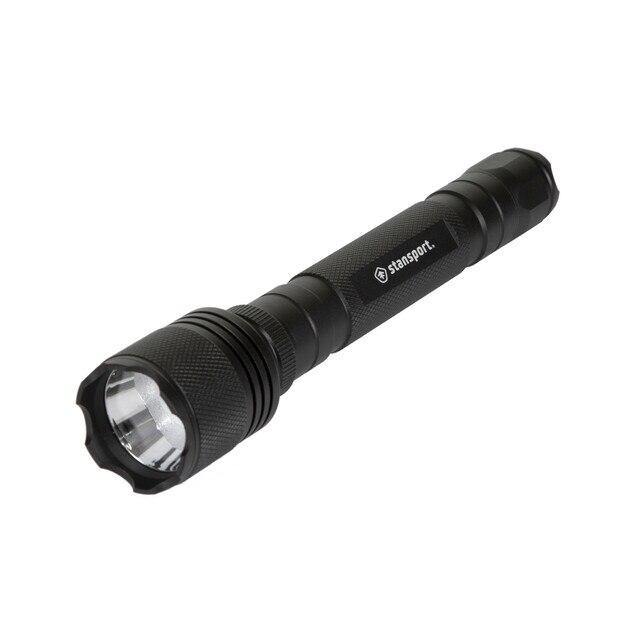 Stansport Heavy-Duty Tactical Flashlight Cree LED - 500 Lumes - Leapfrog Outdoor Sports and Apparel