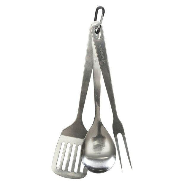 Stansport Stainless Steel Cooking Utensils - Leapfrog Outdoor Sports and Apparel