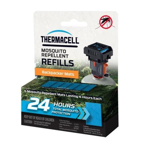 Thermacell mosquito repellent refills Backpacker Mats 24-hour pack product box