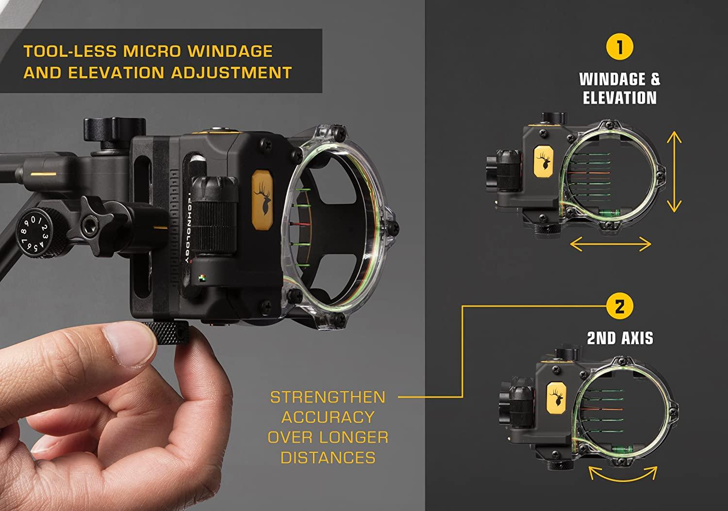 Trophy Ridge Archery React H5 Sight - Leapfrog Outdoor Sports and Apparel