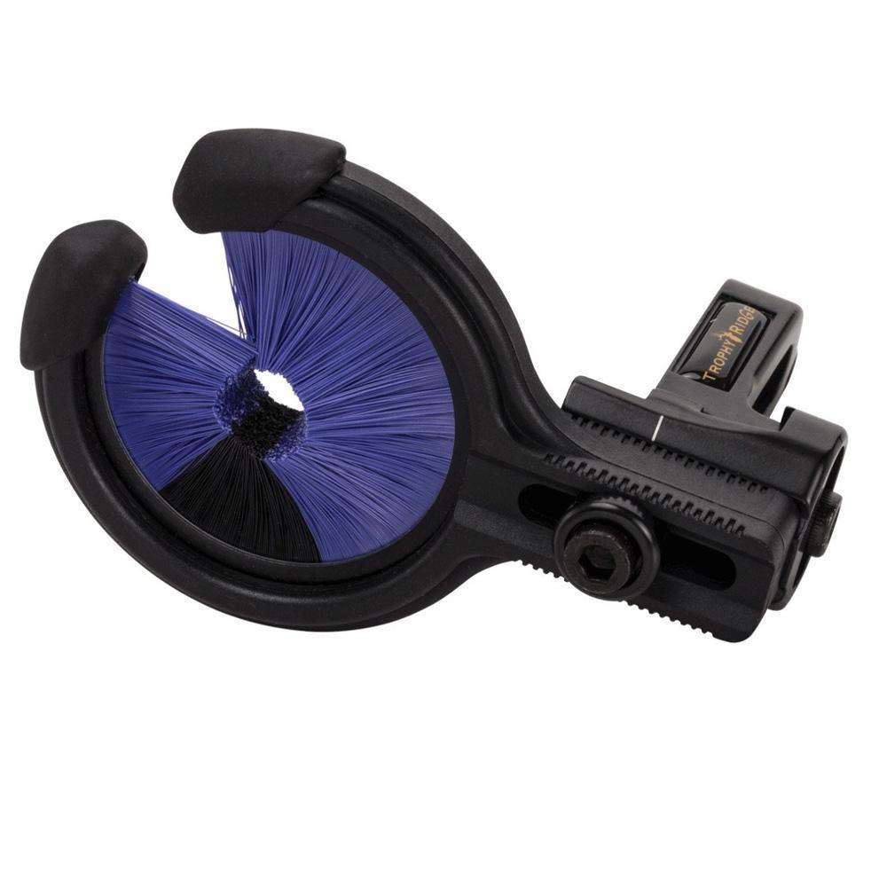 Trophy Ridge Whisker Biscuit Kill Shot archery arrow rest with purple and black bristles