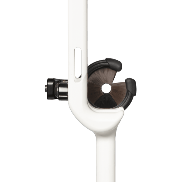 Trophy Ridge Whisker Biscuit Kill Shot arrow rest for archery, close-up on bow mount