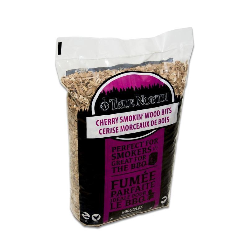 True North Cherry Smokin' Wood Bits 900g bag for BBQ and smokers