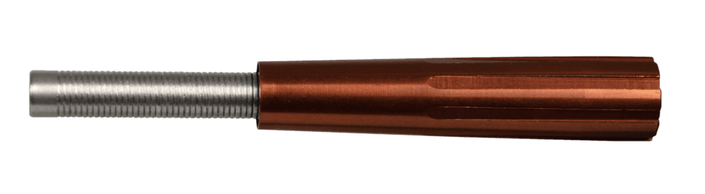 Victory Archery SHOK Taper-Lock VAP TL insert, metal arrow component on white background