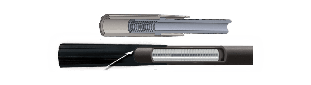Victory Archery SHOK TL VAP insert diagram showing metal insert inside arrow shaft
