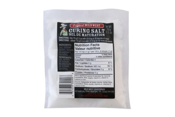 Wild West Curing Salt - Leapfrog Outdoor Sports and Apparel