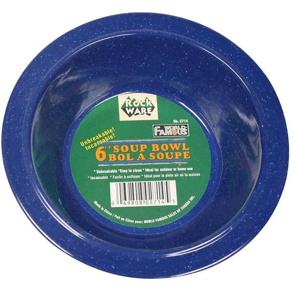 World Famous 6-1/2" Melamine Bowl - Blue - Leapfrog Outdoor Sports and Apparel