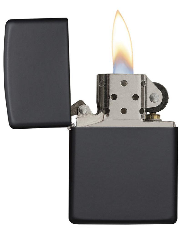 Zippo Black Matte Windproof Lighter - Leapfrog Outdoor Sports and Apparel